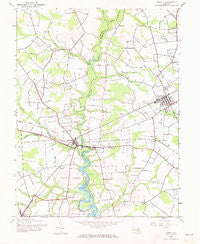 Ridgely Maryland Historical topographic map, 1:24000 scale, 7.5 X 7.5 Minute, Year 1944