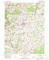 Rising Sun Maryland Historical topographic map, 1:24000 scale, 7.5 X 7.5 Minute, Year 1953