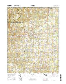 Rising Sun Maryland Current topographic map, 1:24000 scale, 7.5 X 7.5 Minute, Year 2016