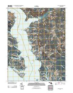 Rock Point Maryland Historical topographic map, 1:24000 scale, 7.5 X 7.5 Minute, Year 2011