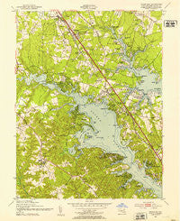 Round Bay Maryland Historical topographic map, 1:24000 scale, 7.5 X 7.5 Minute, Year 1949