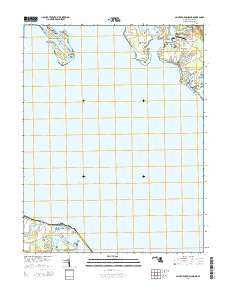 Saint George Island Maryland Historical topographic map, 1:24000 scale, 7.5 X 7.5 Minute, Year 2014