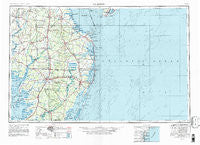 Salisbury Maryland Historical topographic map, 1:250000 scale, 1 X 2 Degree, Year 1946