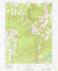 Sang Run Maryland Historical topographic map, 1:24000 scale, 7.5 X 7.5 Minute, Year 1947