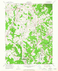 Savage Maryland Historical topographic map, 1:24000 scale, 7.5 X 7.5 Minute, Year 1957