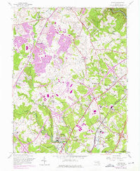 Savage Maryland Historical topographic map, 1:24000 scale, 7.5 X 7.5 Minute, Year 1957