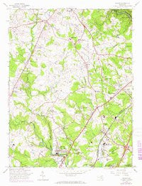 Savage Maryland Historical topographic map, 1:24000 scale, 7.5 X 7.5 Minute, Year 1957