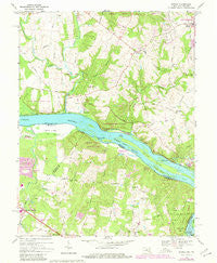 Seneca Maryland Historical topographic map, 1:24000 scale, 7.5 X 7.5 Minute, Year 1968