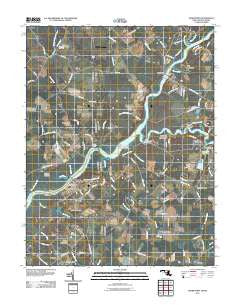 Sharptown Maryland Historical topographic map, 1:24000 scale, 7.5 X 7.5 Minute, Year 2011