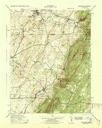 Smithsburg Maryland Historical topographic map, 1:31680 scale, 7.5 X 7.5 Minute, Year 1944