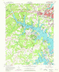 South River Maryland Historical topographic map, 1:24000 scale, 7.5 X 7.5 Minute, Year 1957
