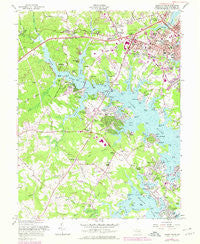 South River Maryland Historical topographic map, 1:24000 scale, 7.5 X 7.5 Minute, Year 1957