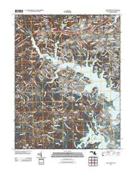 South River Maryland Historical topographic map, 1:24000 scale, 7.5 X 7.5 Minute, Year 2011