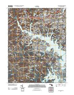 South River Maryland Historical topographic map, 1:24000 scale, 7.5 X 7.5 Minute, Year 2011