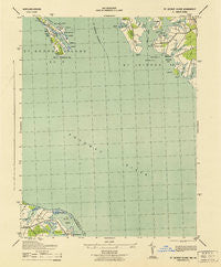 St. George Island Maryland Historical topographic map, 1:31680 scale, 7.5 X 7.5 Minute, Year 1943