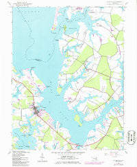 St. Michaels Maryland Historical topographic map, 1:24000 scale, 7.5 X 7.5 Minute, Year 1942