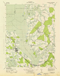 St. Michaels Maryland Historical topographic map, 1:31680 scale, 7.5 X 7.5 Minute, Year 1943