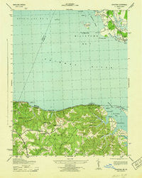 Stratford Virginia Historical topographic map, 1:31680 scale, 7.5 X 7.5 Minute, Year 1943