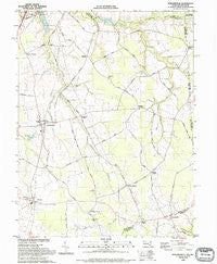 Sudlersville Maryland Historical topographic map, 1:24000 scale, 7.5 X 7.5 Minute, Year 1993