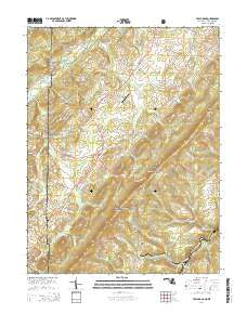 Table Rock Maryland Historical topographic map, 1:24000 scale, 7.5 X 7.5 Minute, Year 2014