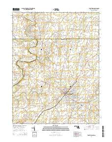 Taneytown Maryland Historical topographic map, 1:24000 scale, 7.5 X 7.5 Minute, Year 2014