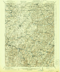 Taneytown Maryland Historical topographic map, 1:62500 scale, 15 X 15 Minute, Year 1911