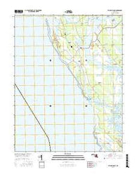 Taylors Island Maryland Current topographic map, 1:24000 scale, 7.5 X 7.5 Minute, Year 2016