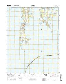 Tilghman Maryland Current topographic map, 1:24000 scale, 7.5 X 7.5 Minute, Year 2016