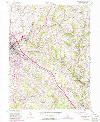 Westminster Maryland Historical topographic map, 1:24000 scale, 7.5 X 7.5 Minute, Year 1953