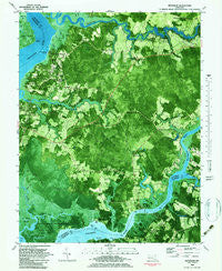 Wetipquin Maryland Historical topographic map, 1:24000 scale, 7.5 X 7.5 Minute, Year 1983