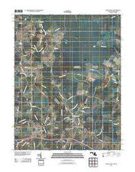 Whaleyville Maryland Historical topographic map, 1:24000 scale, 7.5 X 7.5 Minute, Year 2011