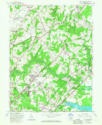 White Marsh Maryland Historical topographic map, 1:24000 scale, 7.5 X 7.5 Minute, Year 1951