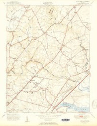 White Marsh Maryland Historical topographic map, 1:24000 scale, 7.5 X 7.5 Minute, Year 1951