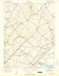 White Marsh Maryland Historical topographic map, 1:24000 scale, 7.5 X 7.5 Minute, Year 1951