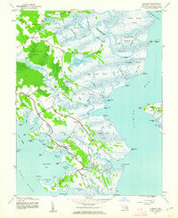 Wingate Maryland Historical topographic map, 1:24000 scale, 7.5 X 7.5 Minute, Year 1942