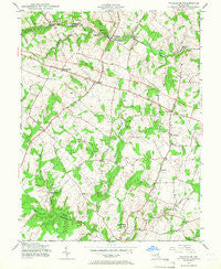 Woodbine Maryland Historical topographic map, 1:24000 scale, 7.5 X 7.5 Minute, Year 1945