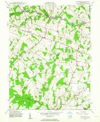 Woodbine Maryland Historical topographic map, 1:24000 scale, 7.5 X 7.5 Minute, Year 1945
