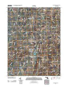 Woodsboro Maryland Historical topographic map, 1:24000 scale, 7.5 X 7.5 Minute, Year 2011