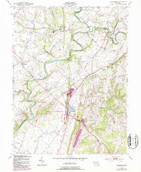 Woodsboro Maryland Historical topographic map, 1:24000 scale, 7.5 X 7.5 Minute, Year 1953