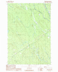 Alder Brook Maine Historical topographic map, 1:24000 scale, 7.5 X 7.5 Minute, Year 1989