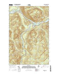 Allagash Maine Current topographic map, 1:24000 scale, 7.5 X 7.5 Minute, Year 2014
