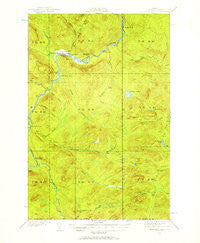Allagash Falls Maine Historical topographic map, 1:62500 scale, 15 X 15 Minute, Year 1932