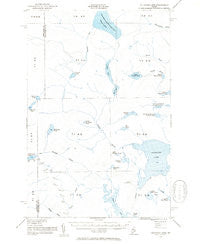 Allagash Lake Maine Historical topographic map, 1:62500 scale, 15 X 15 Minute, Year 1954