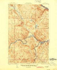 Allagash Maine Historical topographic map, 1:62500 scale, 15 X 15 Minute, Year 1933