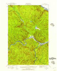 Allagash Maine Historical topographic map, 1:62500 scale, 15 X 15 Minute, Year 1930