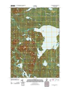 Allagash Lake Maine Historical topographic map, 1:24000 scale, 7.5 X 7.5 Minute, Year 2011