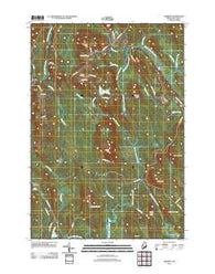 Amherst Maine Historical topographic map, 1:24000 scale, 7.5 X 7.5 Minute, Year 2011