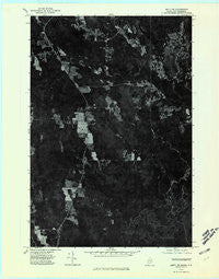 Amity NE Maine Historical topographic map, 1:24000 scale, 7.5 X 7.5 Minute, Year 1975