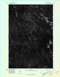 Amity NW Maine Historical topographic map, 1:24000 scale, 7.5 X 7.5 Minute, Year 1975