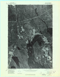 Amity SE Maine Historical topographic map, 1:24000 scale, 7.5 X 7.5 Minute, Year 1975